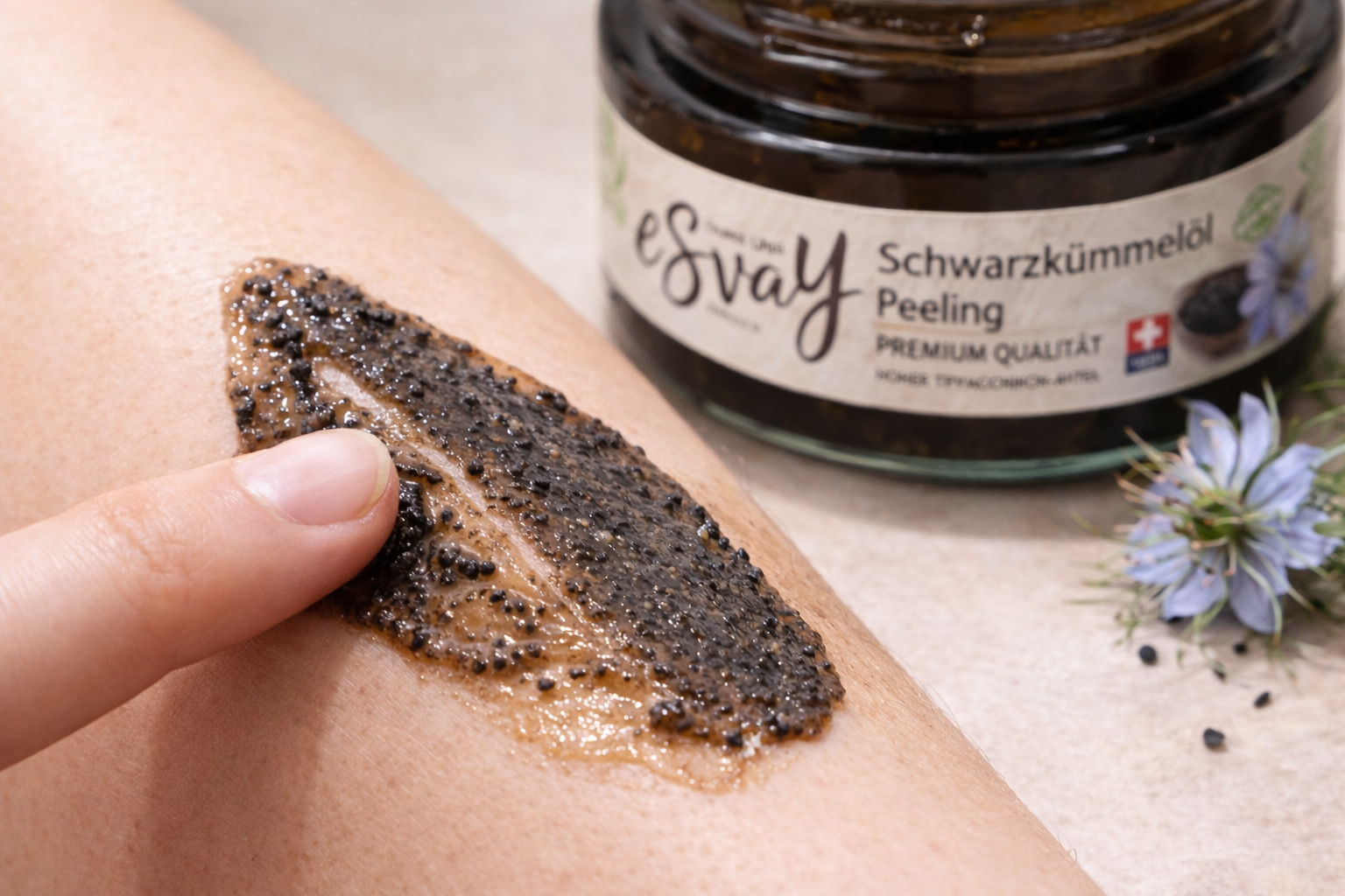 eSvaY Schwarzkümmelöl Peeling